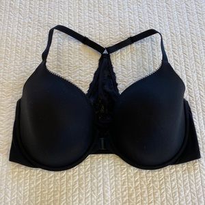 Victoria’s Secret lined semi black bra, size 36ddd